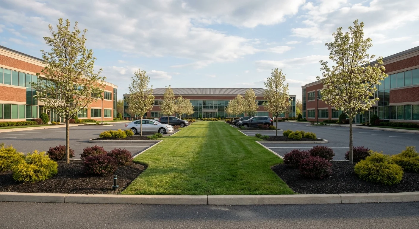 Office park landscaping